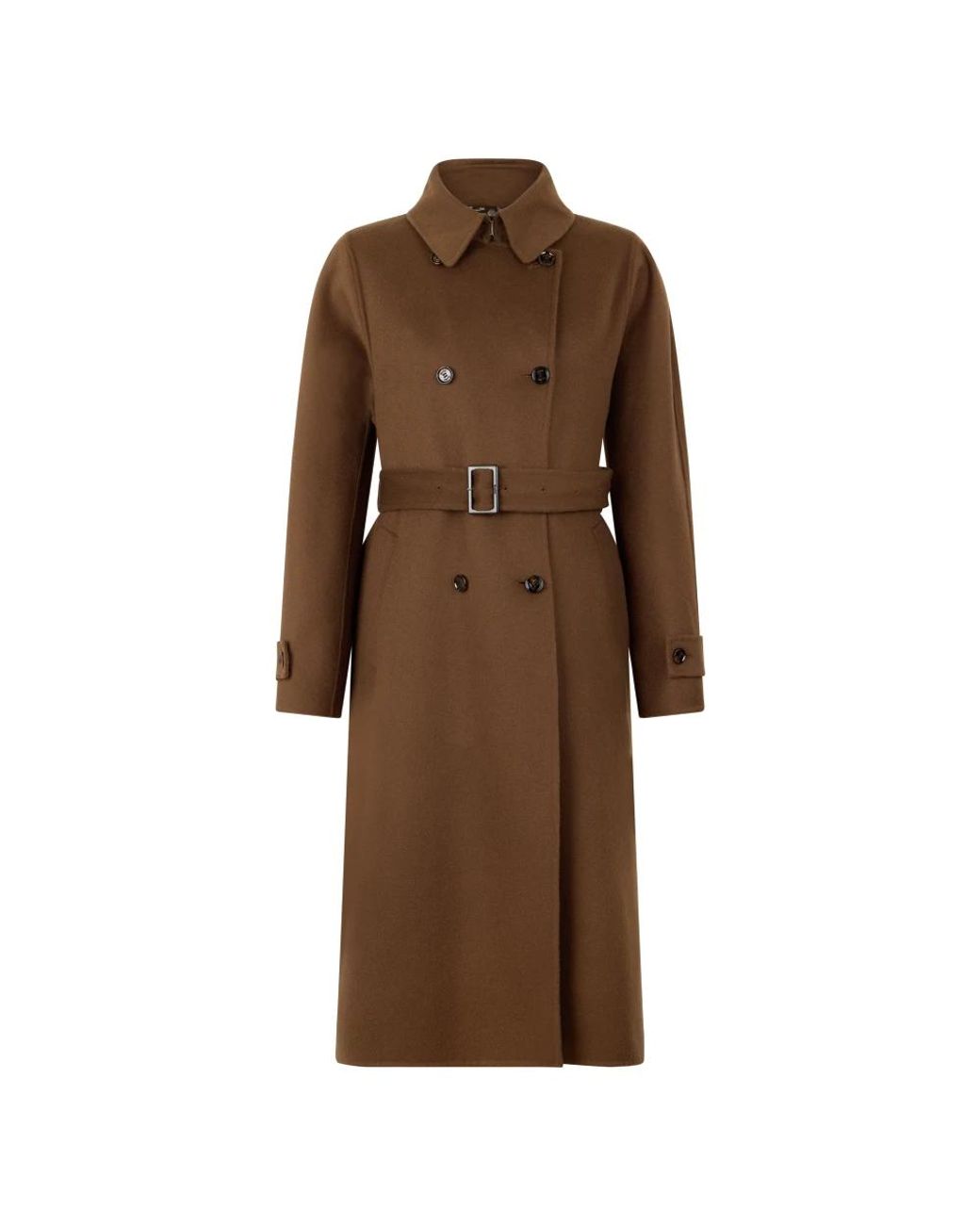 Moorer Brown Belted Coats