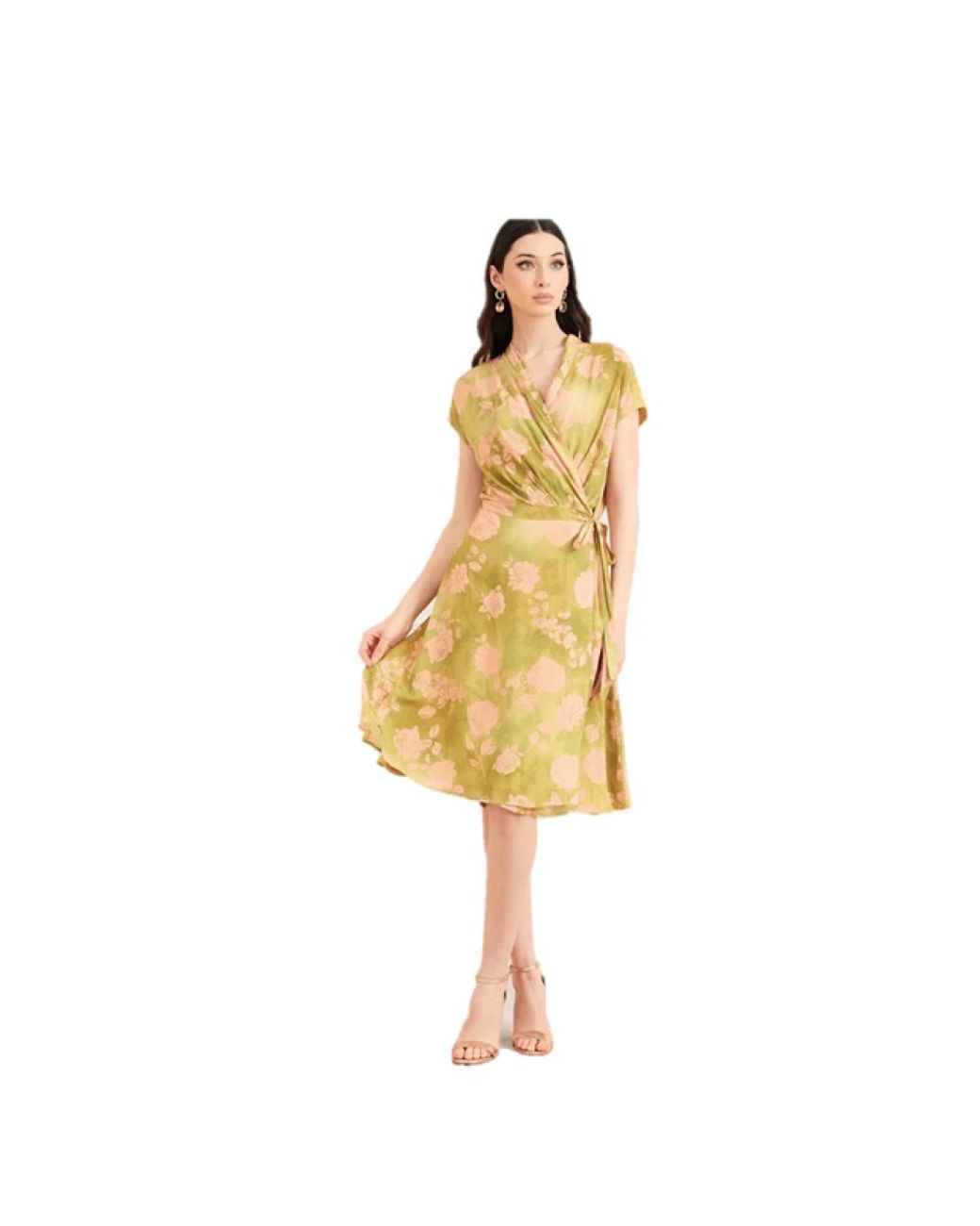 Marciano Yellow Wrap Dresses