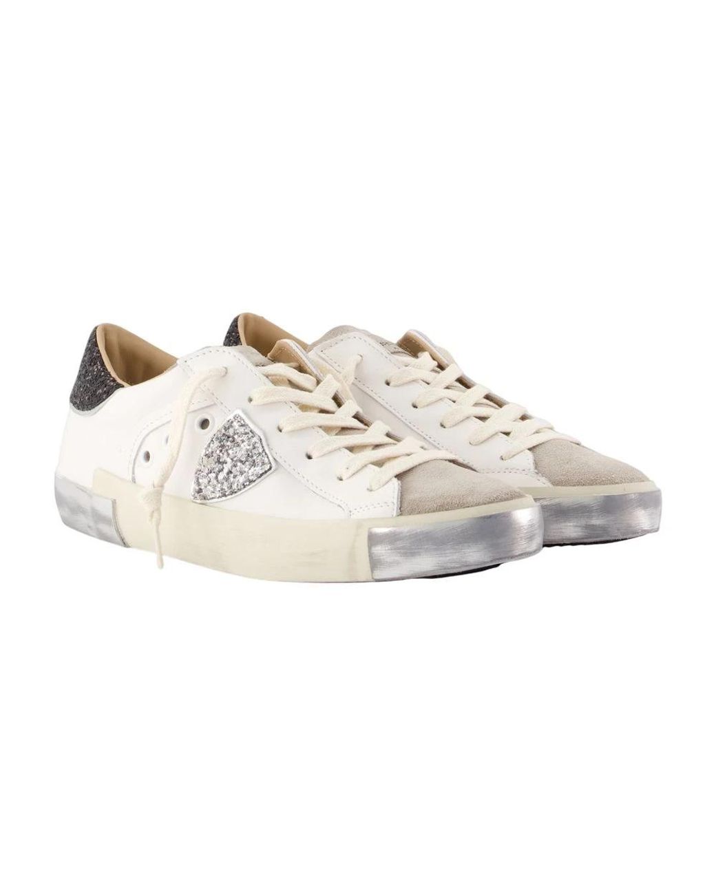 Philippe Model White Prsx Low Sneakers