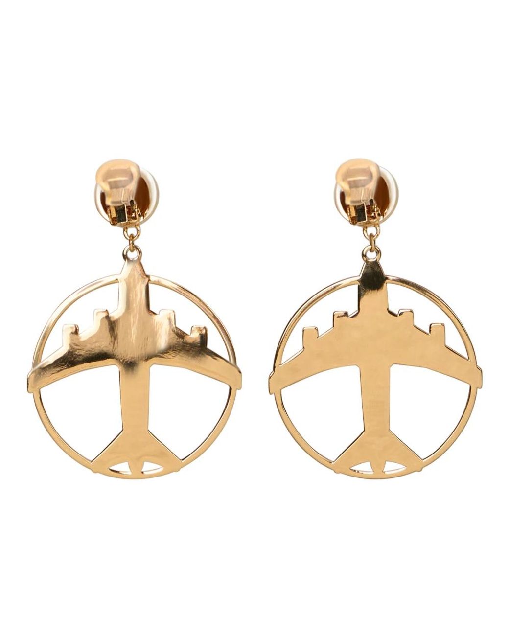 Moschino Metallic Earrings