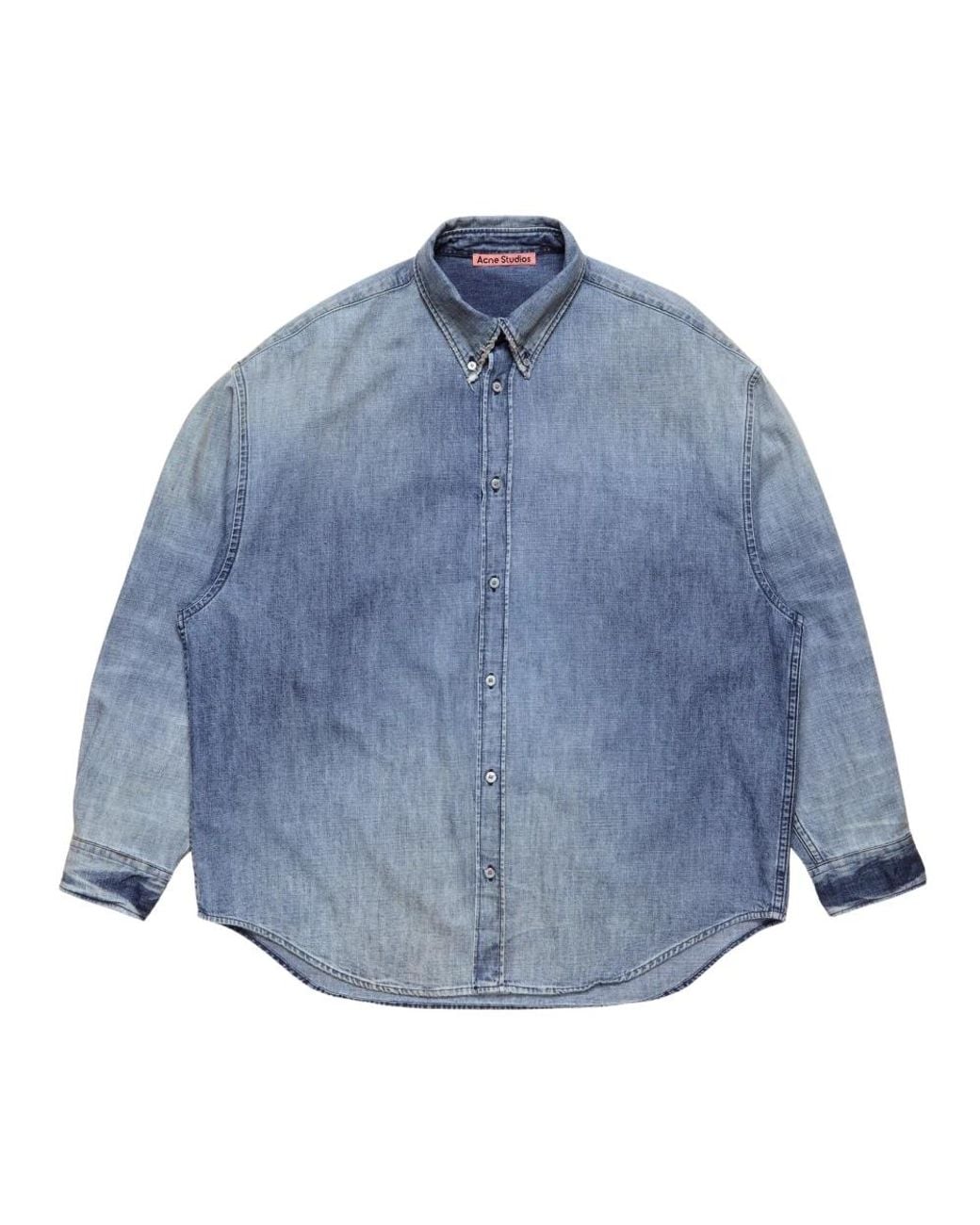 Acne Blue Denim Shirts for men