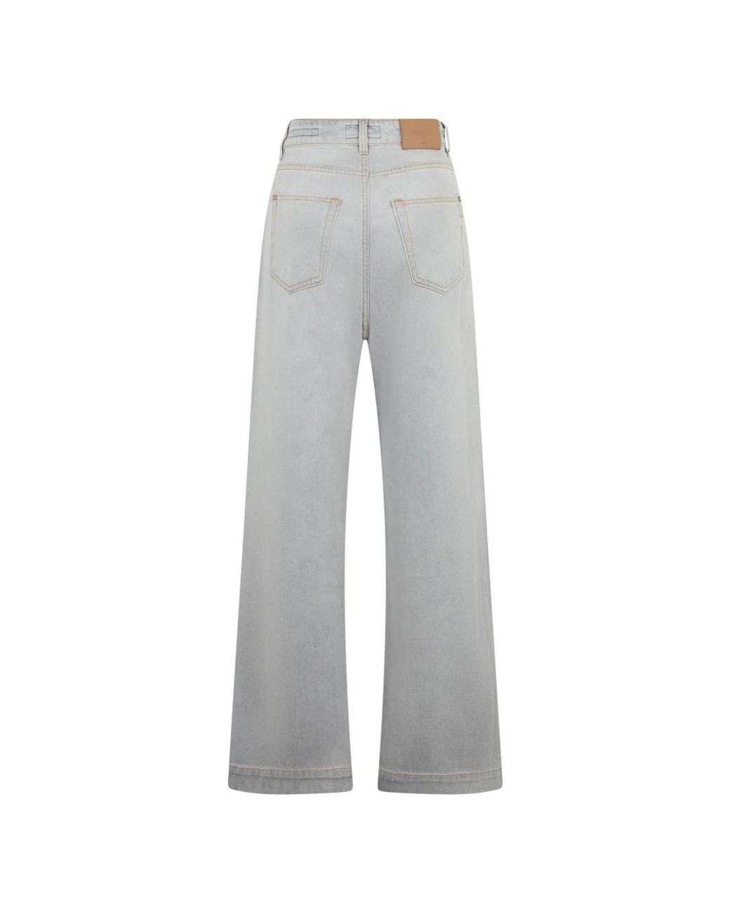 Moorer Gray Wide Jeans