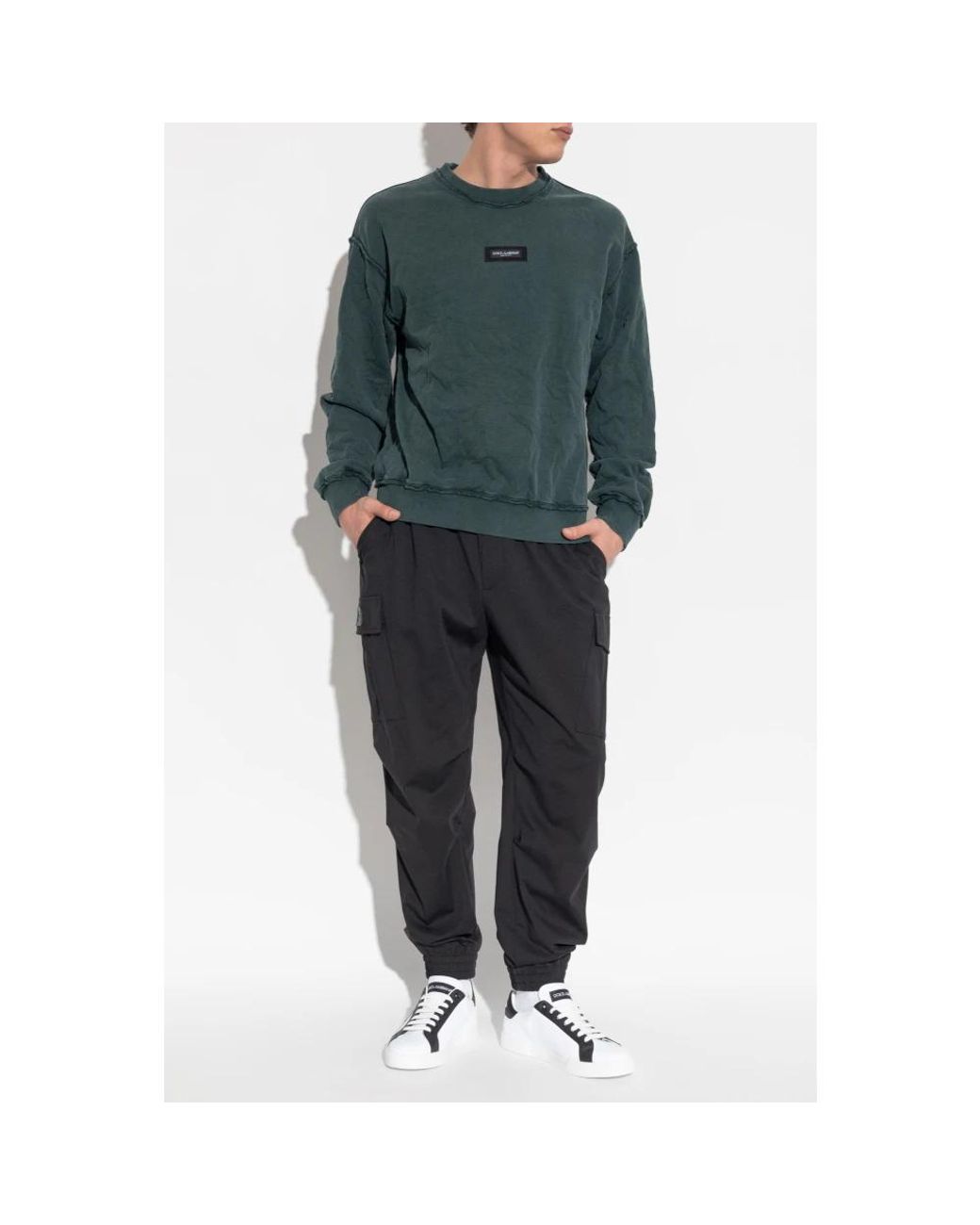 Dolce & Gabbana Green Sweatshirts for men