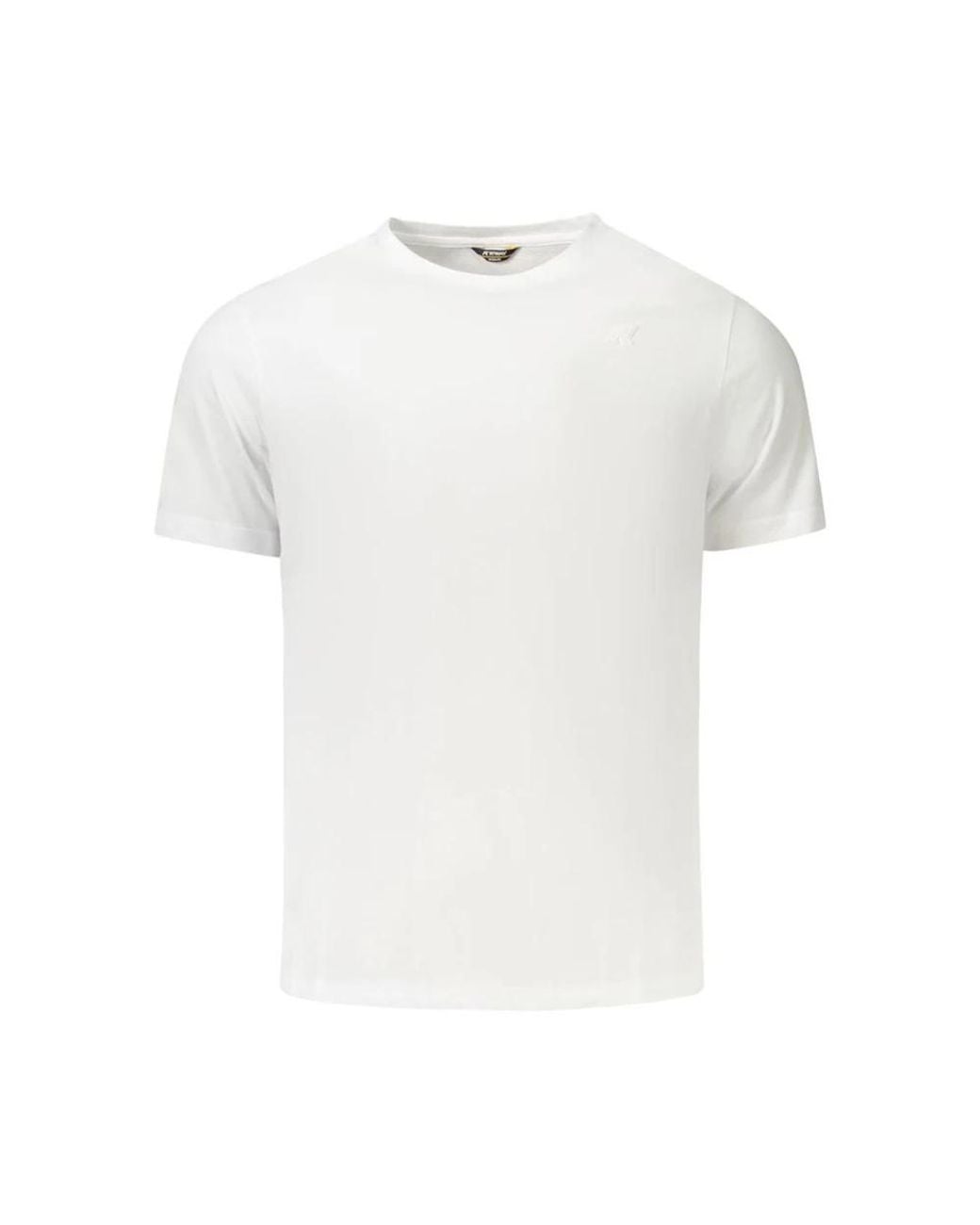 K-Way White T-Shirts for men