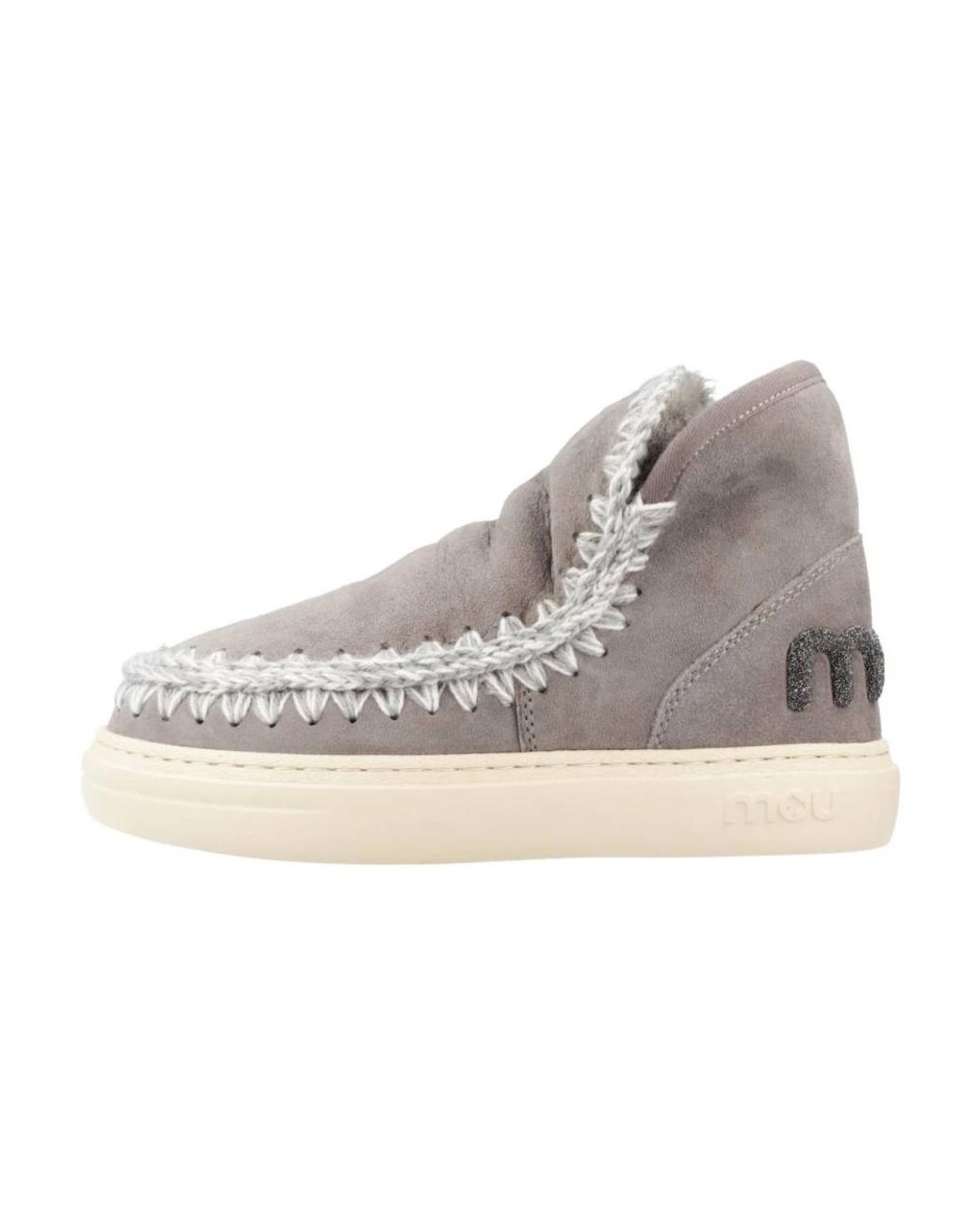 Mou Gray Skimo Sneaker Bold Glit L
