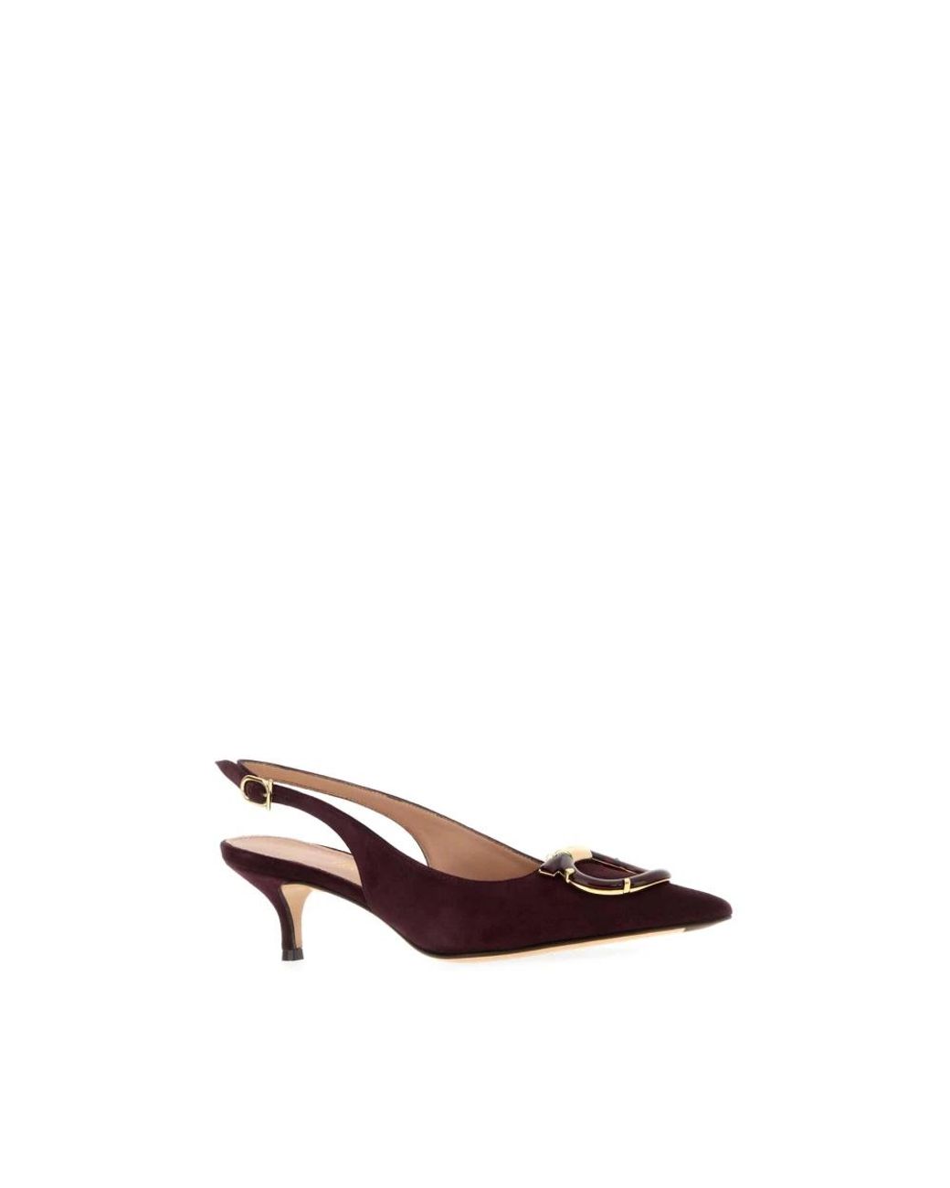 Ferragamo Brown Sara 40 Pumps