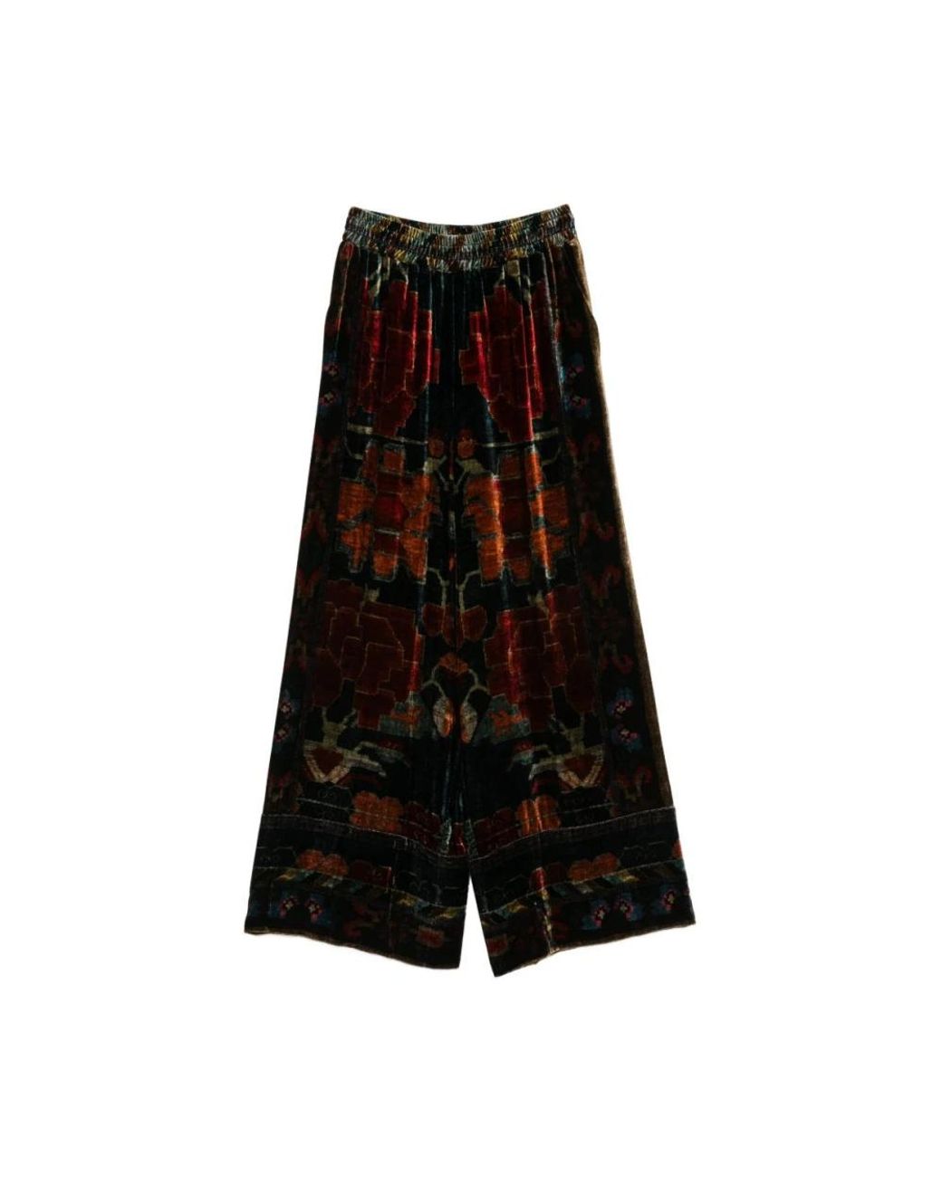 Pierre Louis Mascia Black Wide Trousers