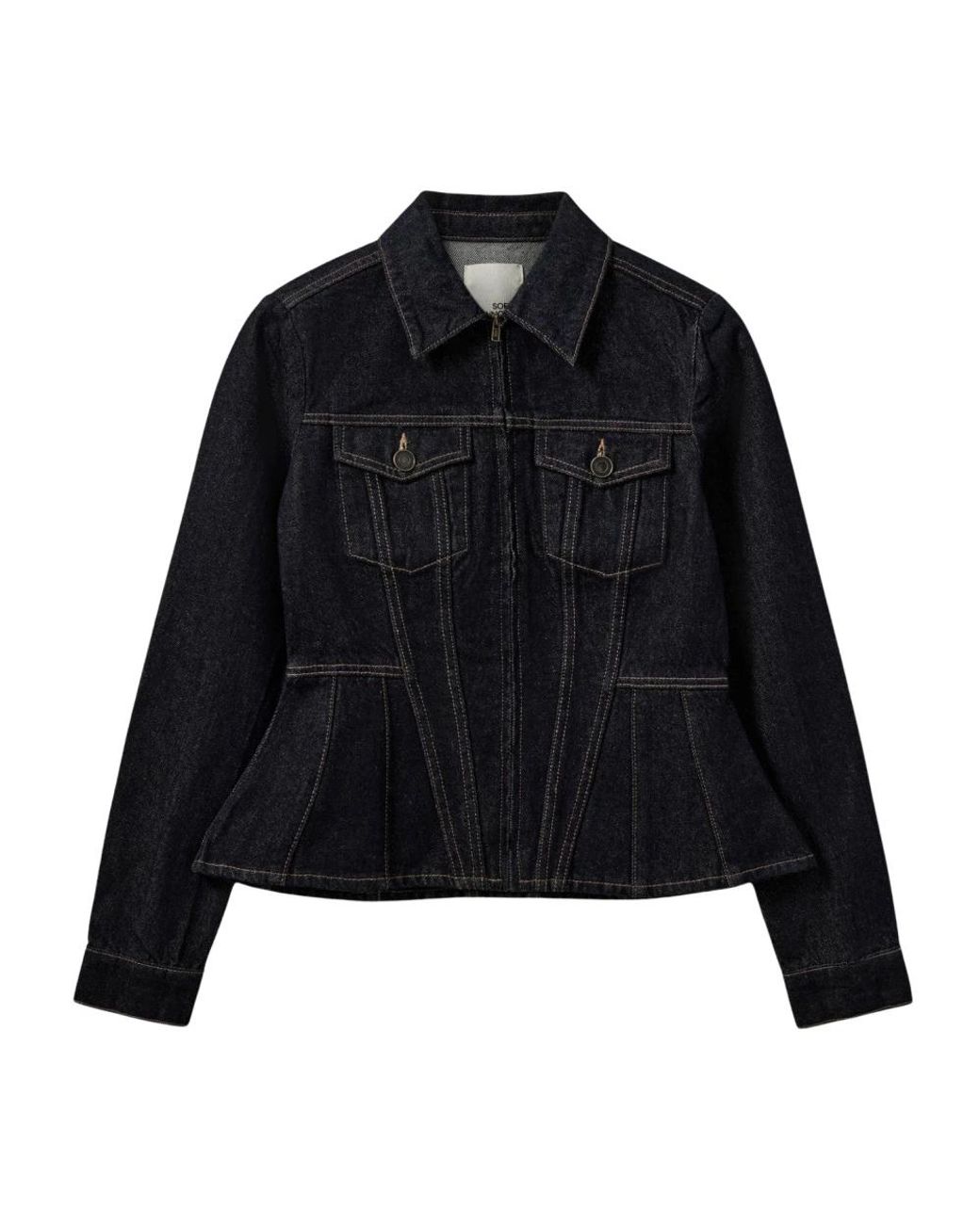 Sofie Schnoor Jassen ,Blauw ,Denim Jassen in het Black