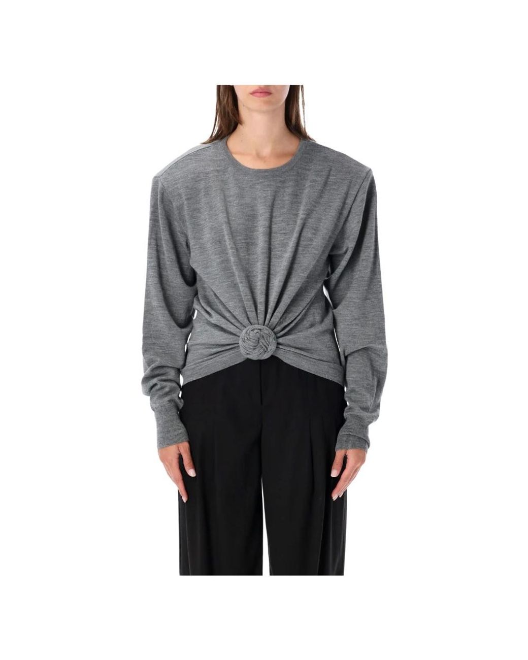 Magda Butrym Roses Knit in het Gray