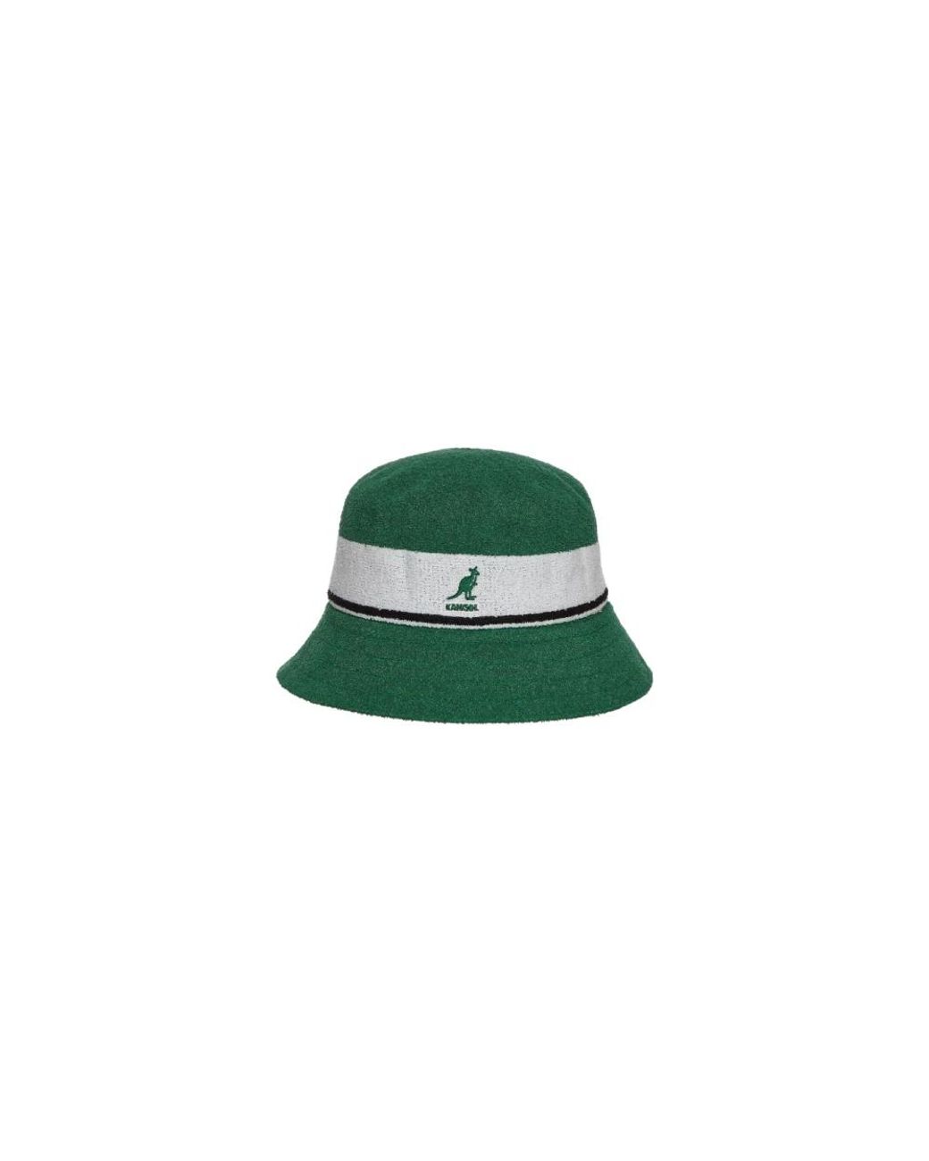 Kangol Green Gestreifter Eimerhut Turf