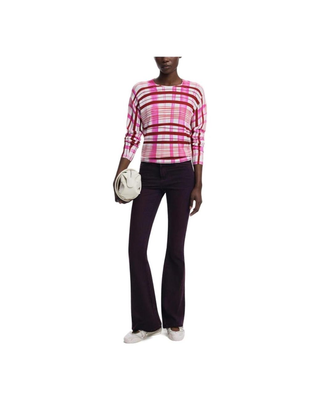 Desigual Red Round-Neck Knitwear