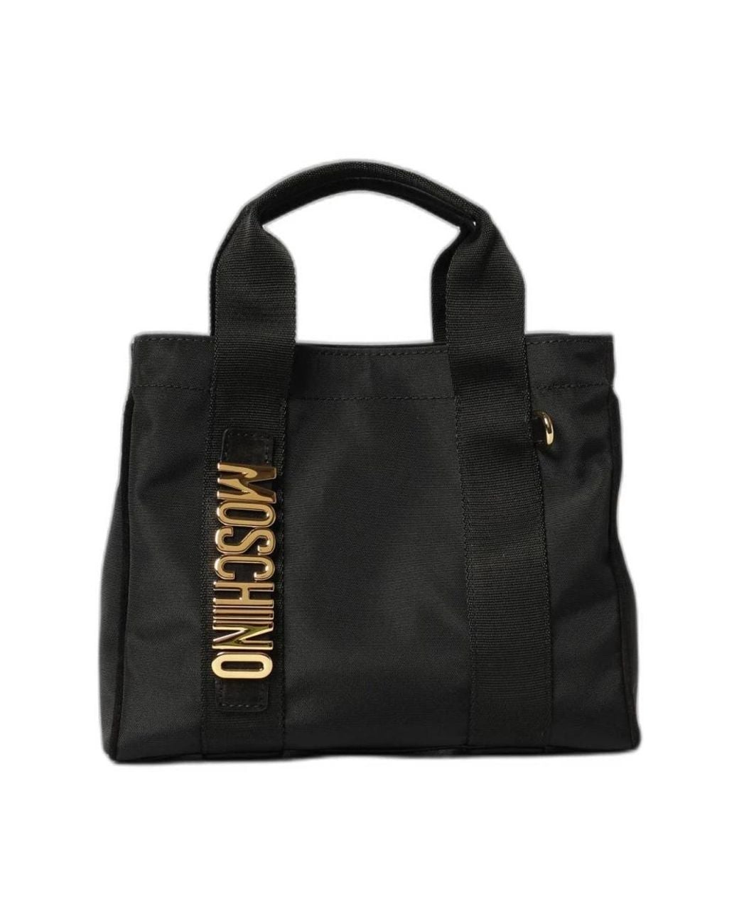 Moschino Black Shopping Bags