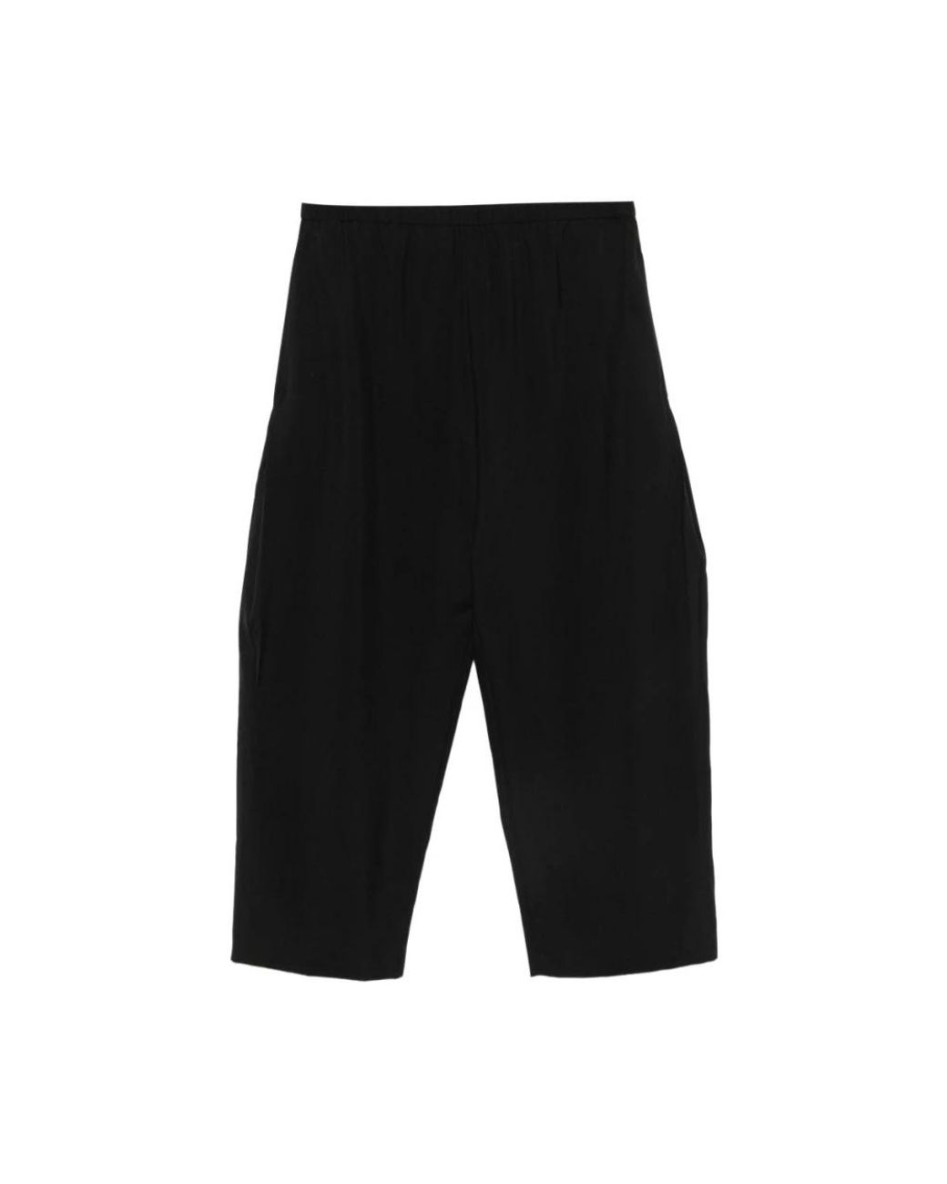 Khaite Black Cropped Trousers