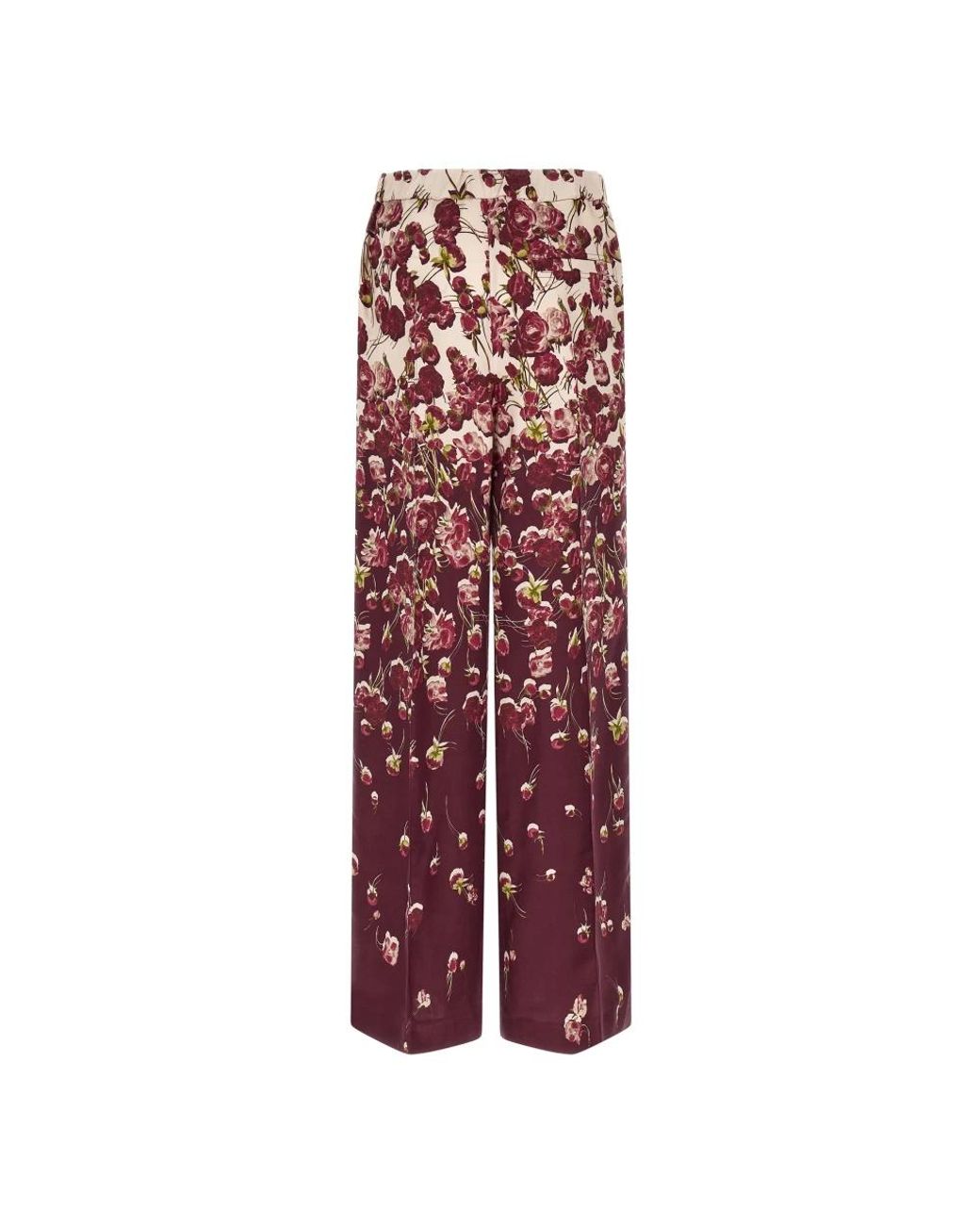 F.R.S For Restless Sleepers Red Wide Trousers