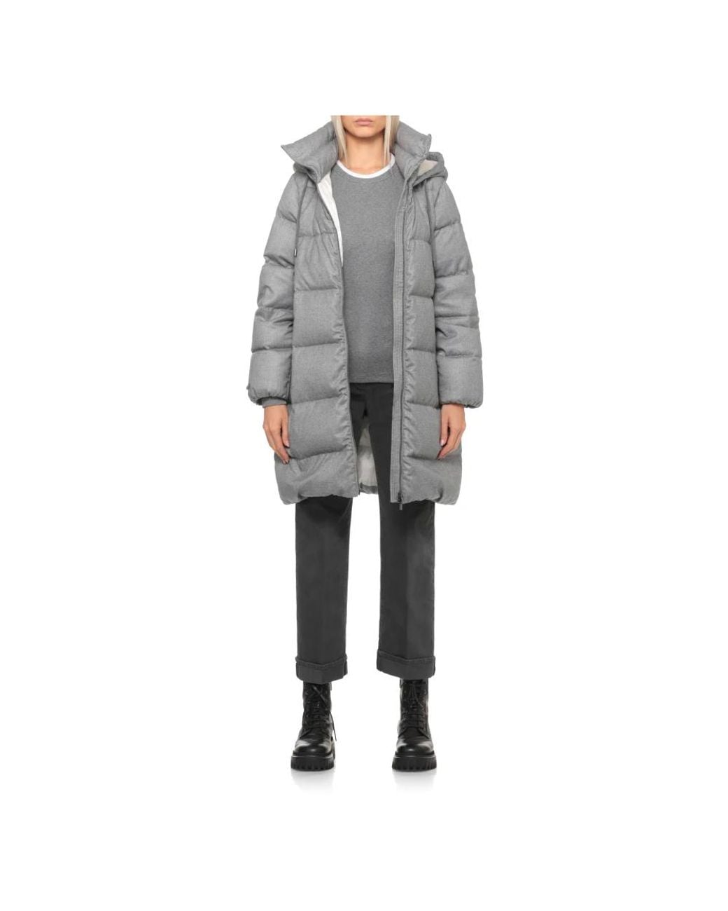 Peserico Gray Rundhals-Pullover