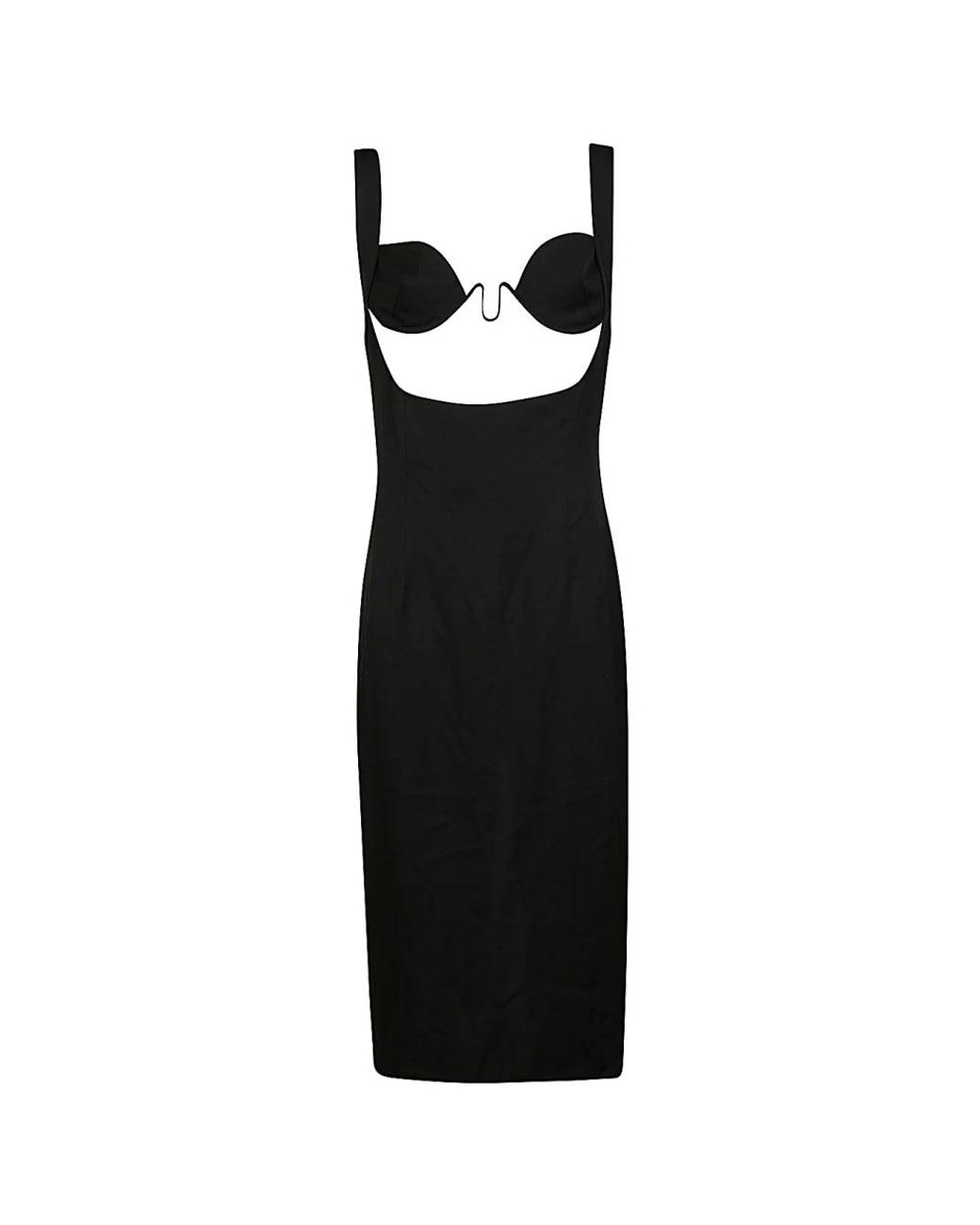 Ziah Black Midi Dresses