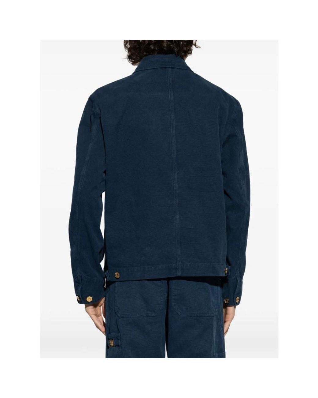 Versace Blue Denim Jackets for men