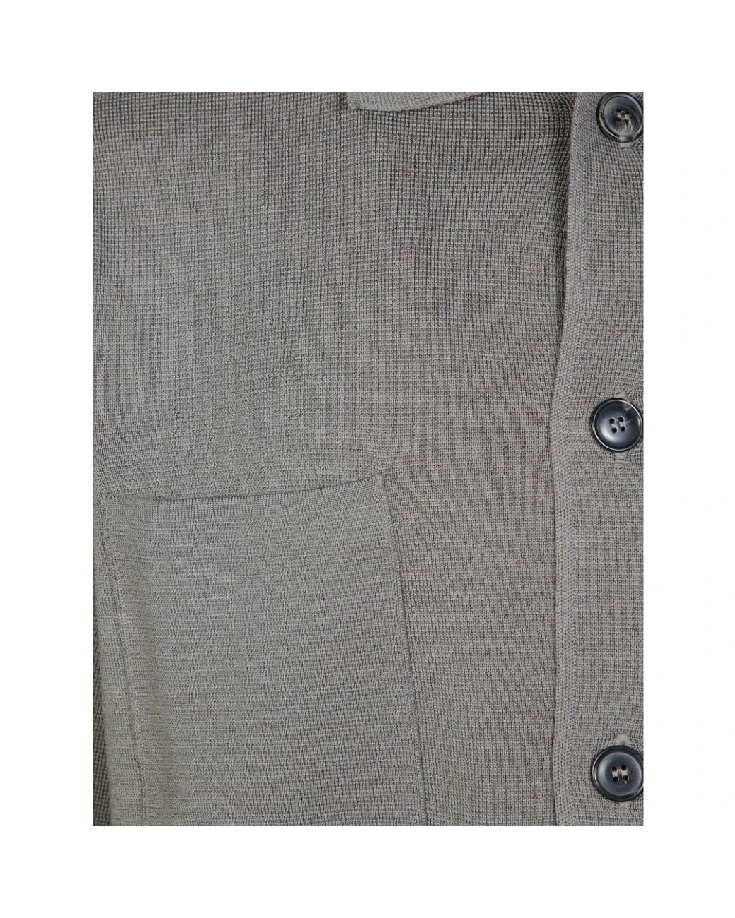 FILIPPO DE LAURENTIIS Gray Cardigans for men
