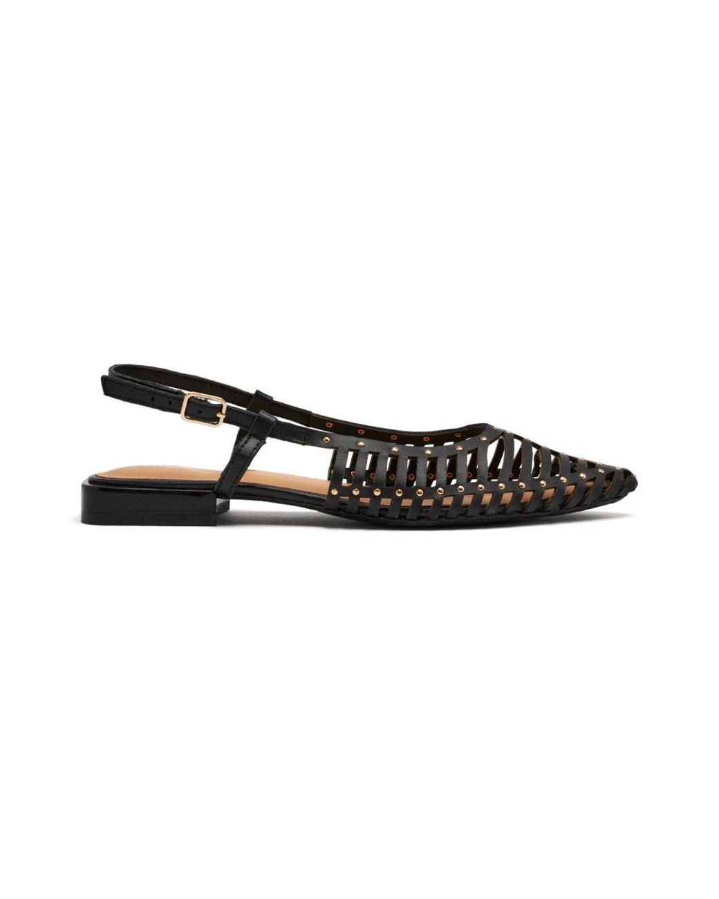 Gioseppo Black Ballerinas