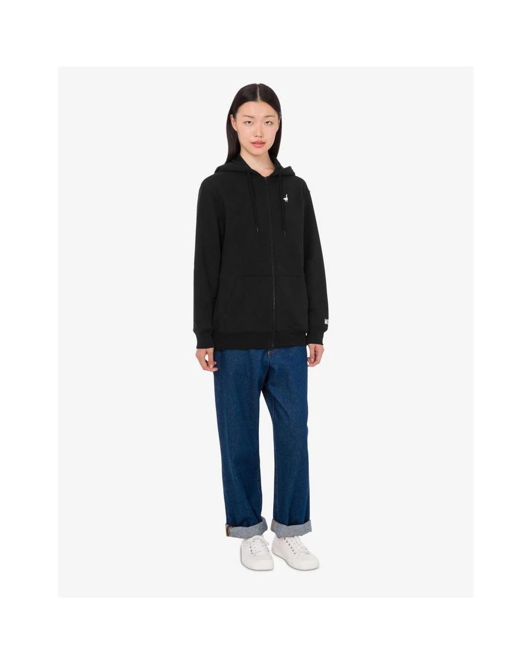 Moschino Black Zip-Throughs
