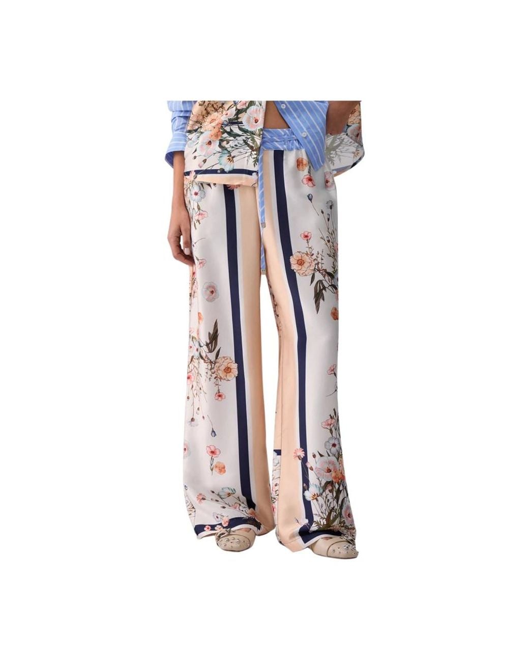 Liu Jo Blue Wide Trousers
