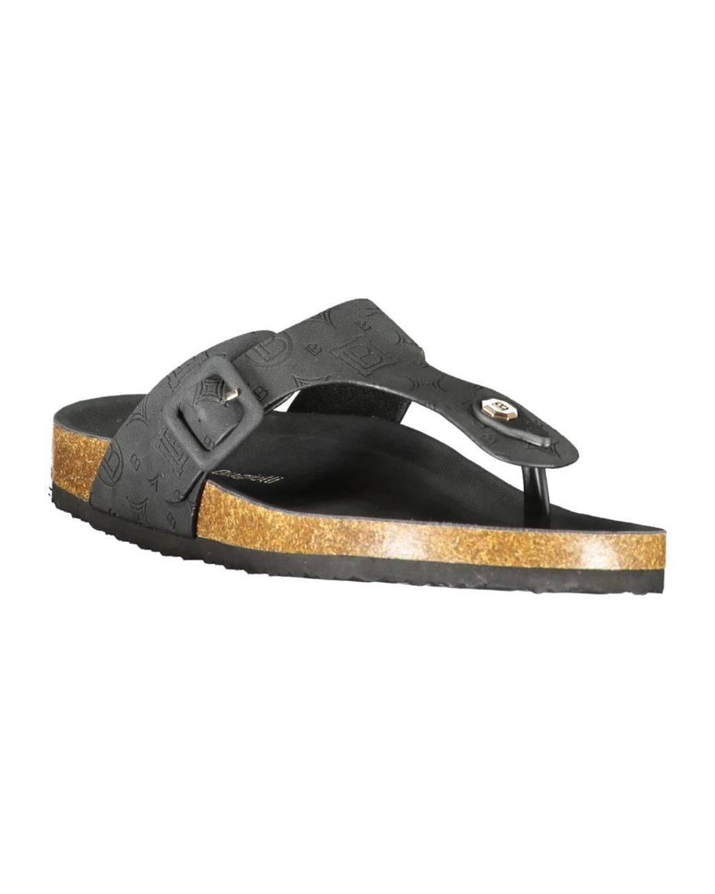 Laura Biagiotti Brown Flip Flops