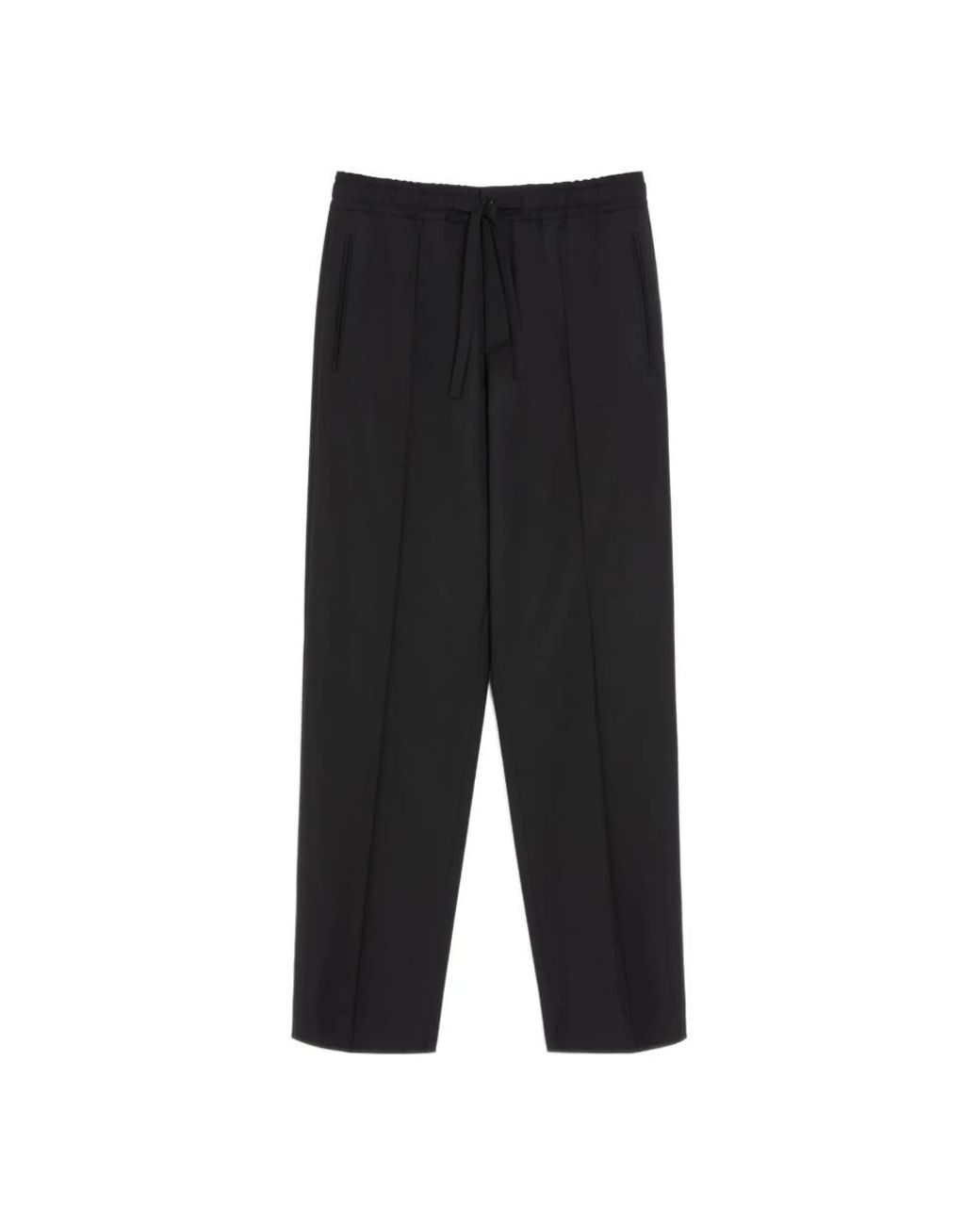 Valentino Garavani Black Wide Trousers for men