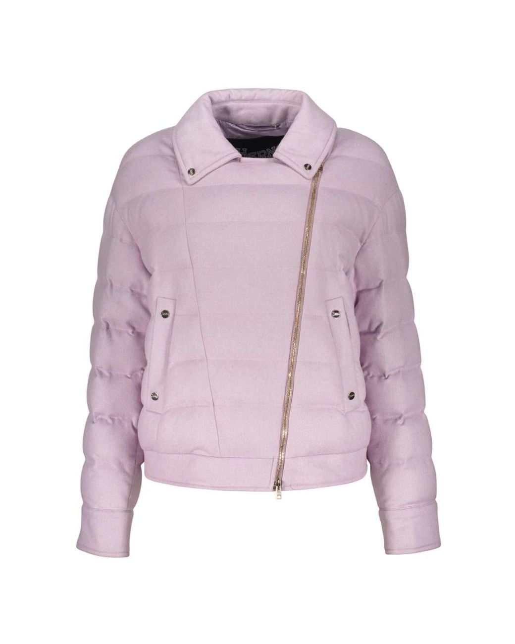 Herno Jassen ,Roze ,Wol Gewatteerd Jack in het Purple