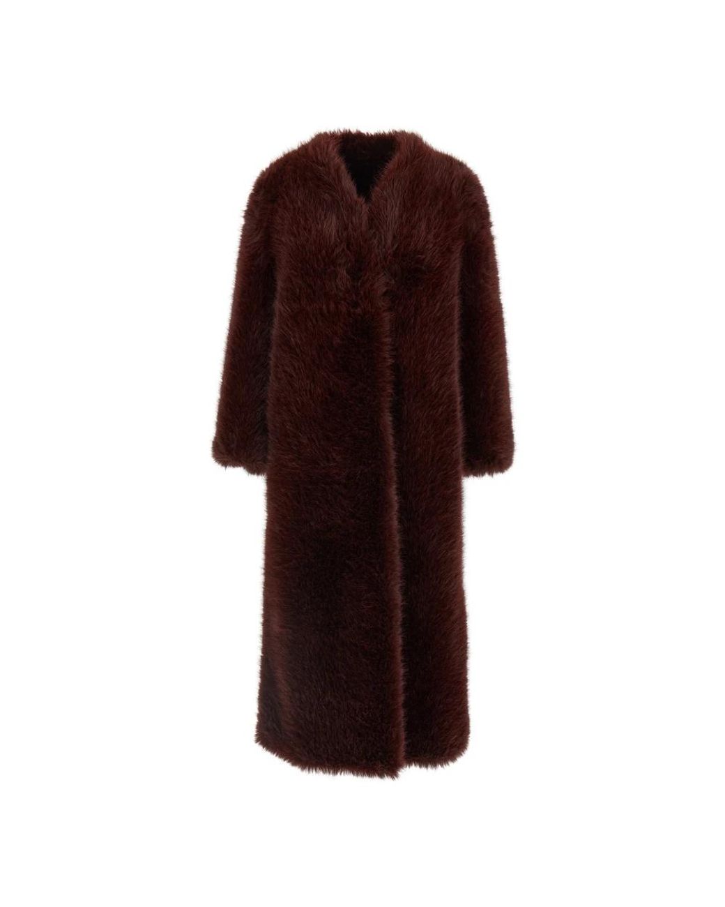 BB COUTURE Red Faux Fur & Shearling Jackets