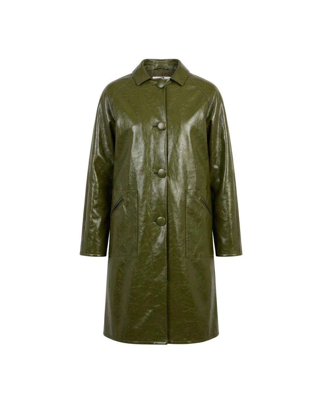 MM6 by Maison Margiela Green Single-Breasted Coats