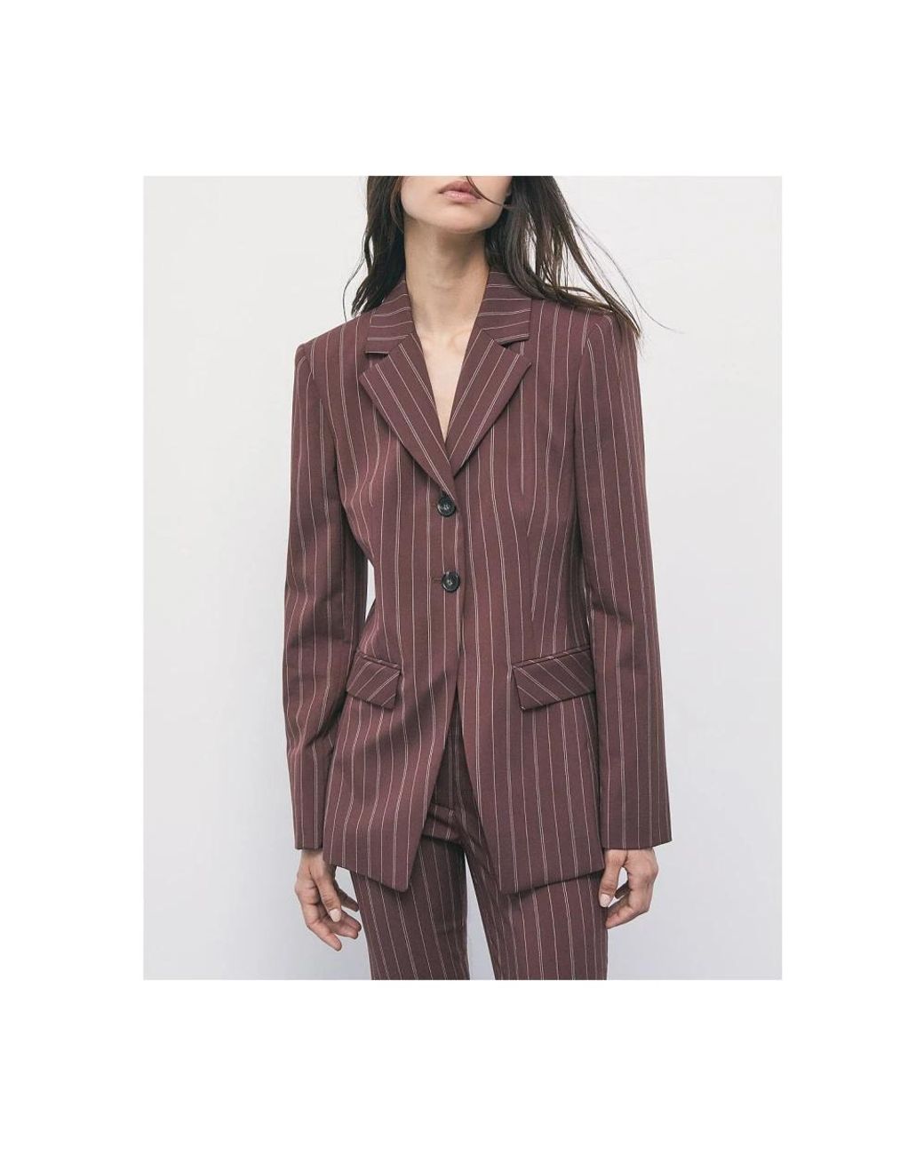Patrizia Pepe Brown Blazers
