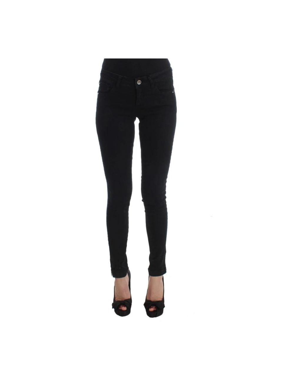 CoSTUME NATIONAL Black Slim-Fit Jeans