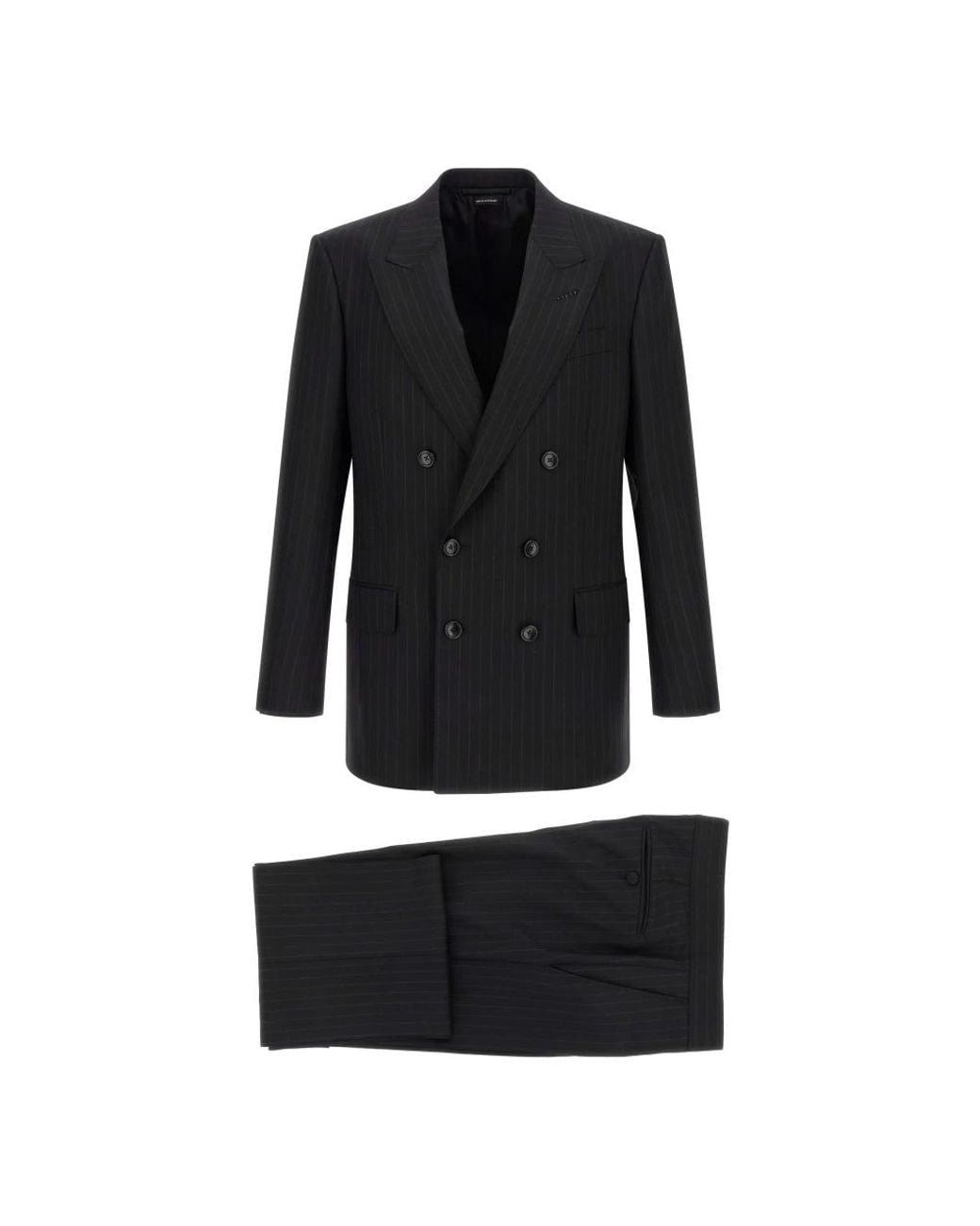 Tom Ford Black Double Breasted Suits for men