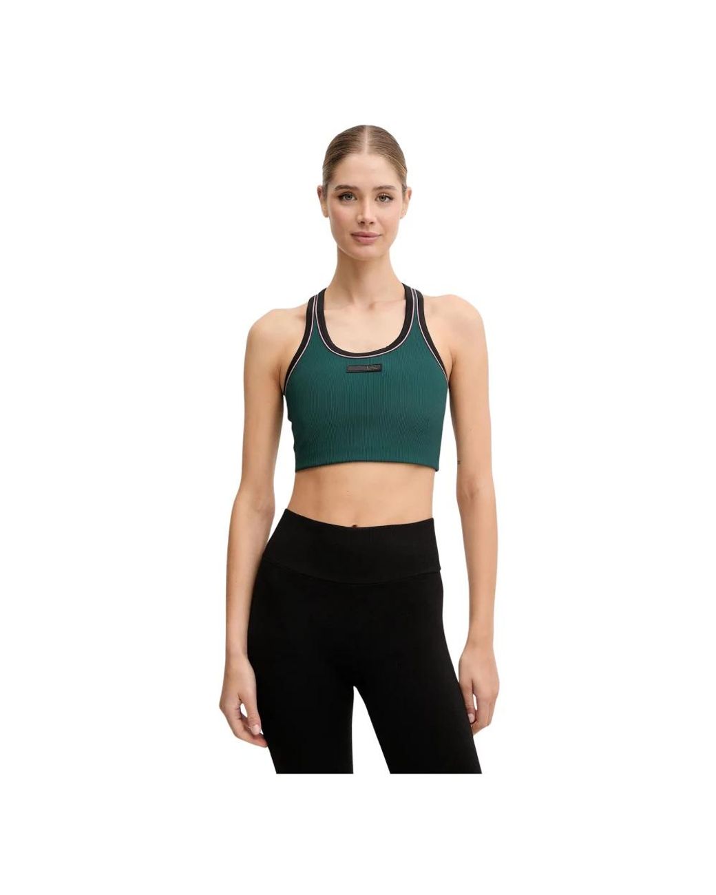 Sleeveless Tops EA7 de color Green