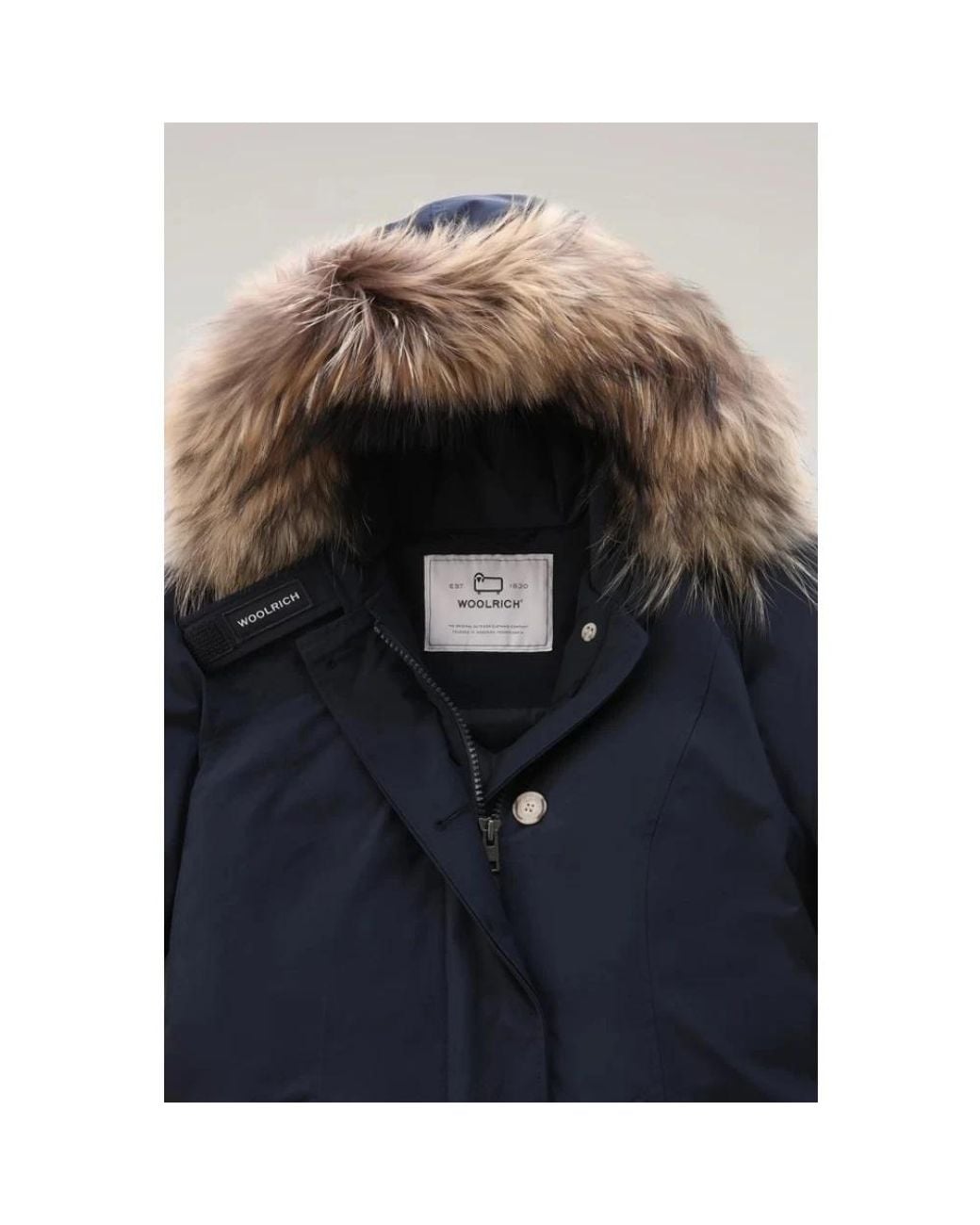 Woolrich Blue Winter Jackets