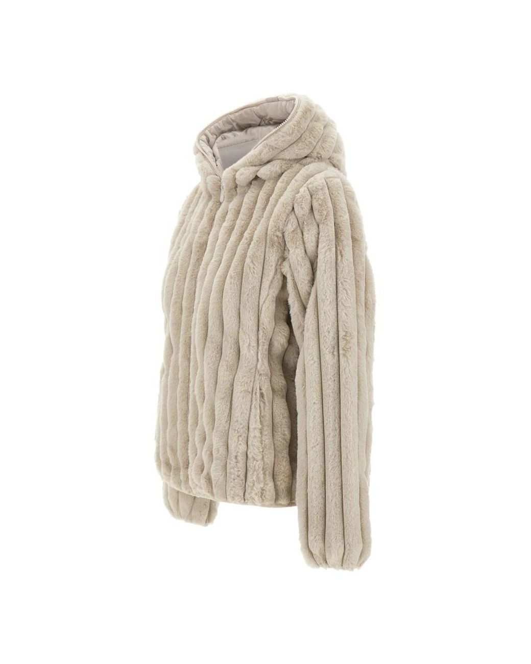 Save The Duck Natural Faux Fur & Shearling Jackets