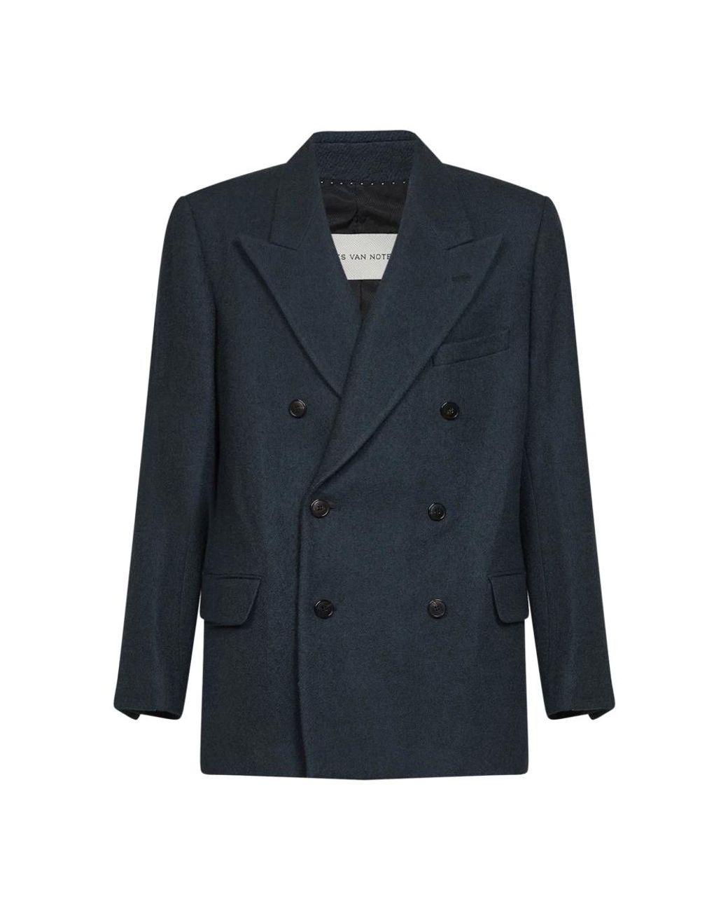 Dries Van Noten Blue Blazers for men