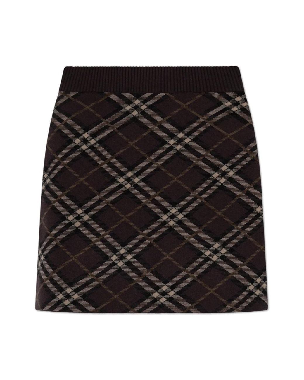 Burberry Rokken ,Bruin ,Wol Ginny Skirt in het Black