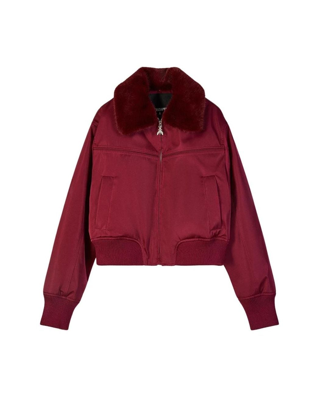 Patrizia Pepe Red Bomber Jackets