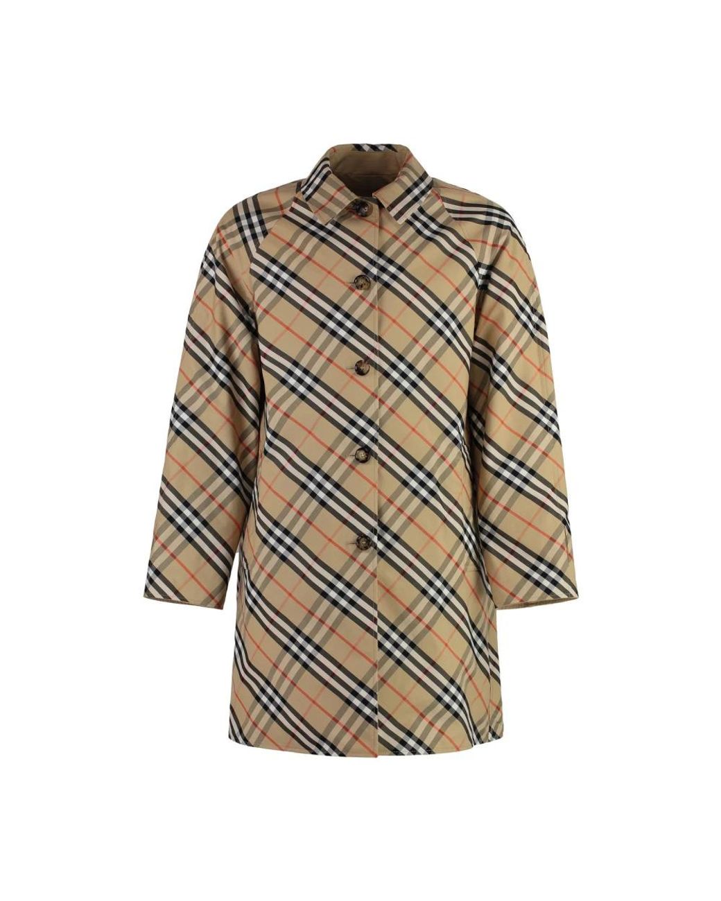 Burberry Natural Single-Breasted Coats for men