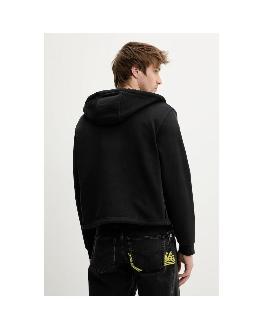 Zip-Throughs Bluemarble de hombre de color Black