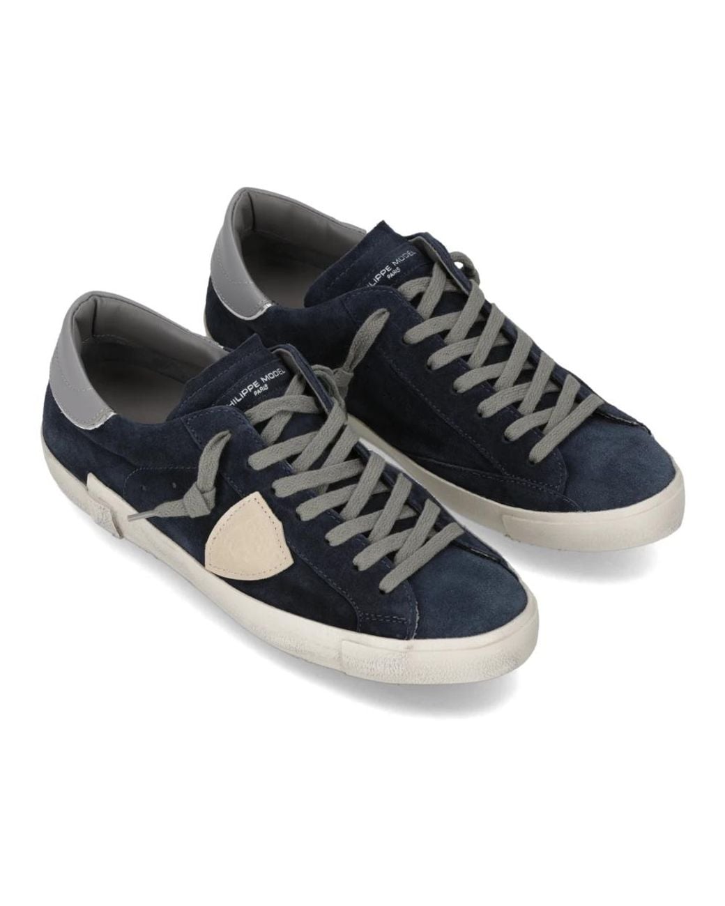 Philippe Model Blue Sneakers for men