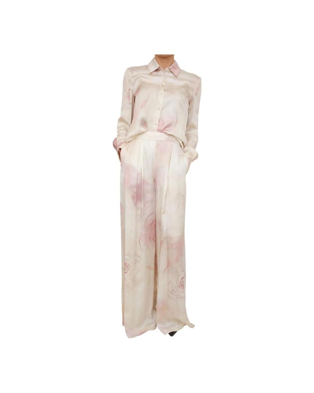 Blugirl Blumarine Natural Wide Trousers