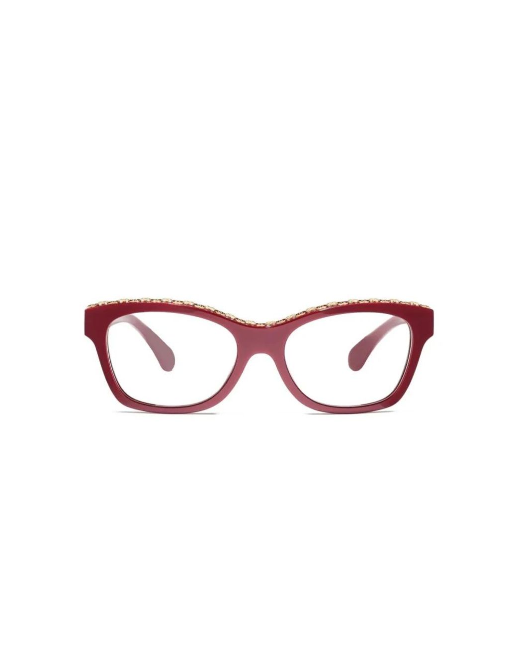 Chanel Red Glasses