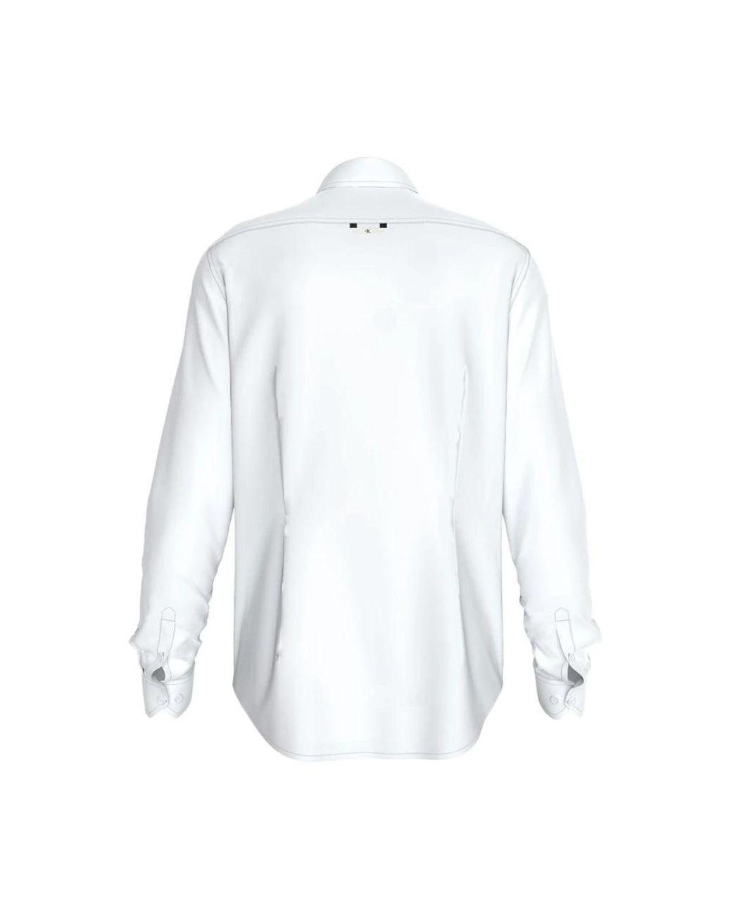 Calvin Klein White Casual Shirts for men