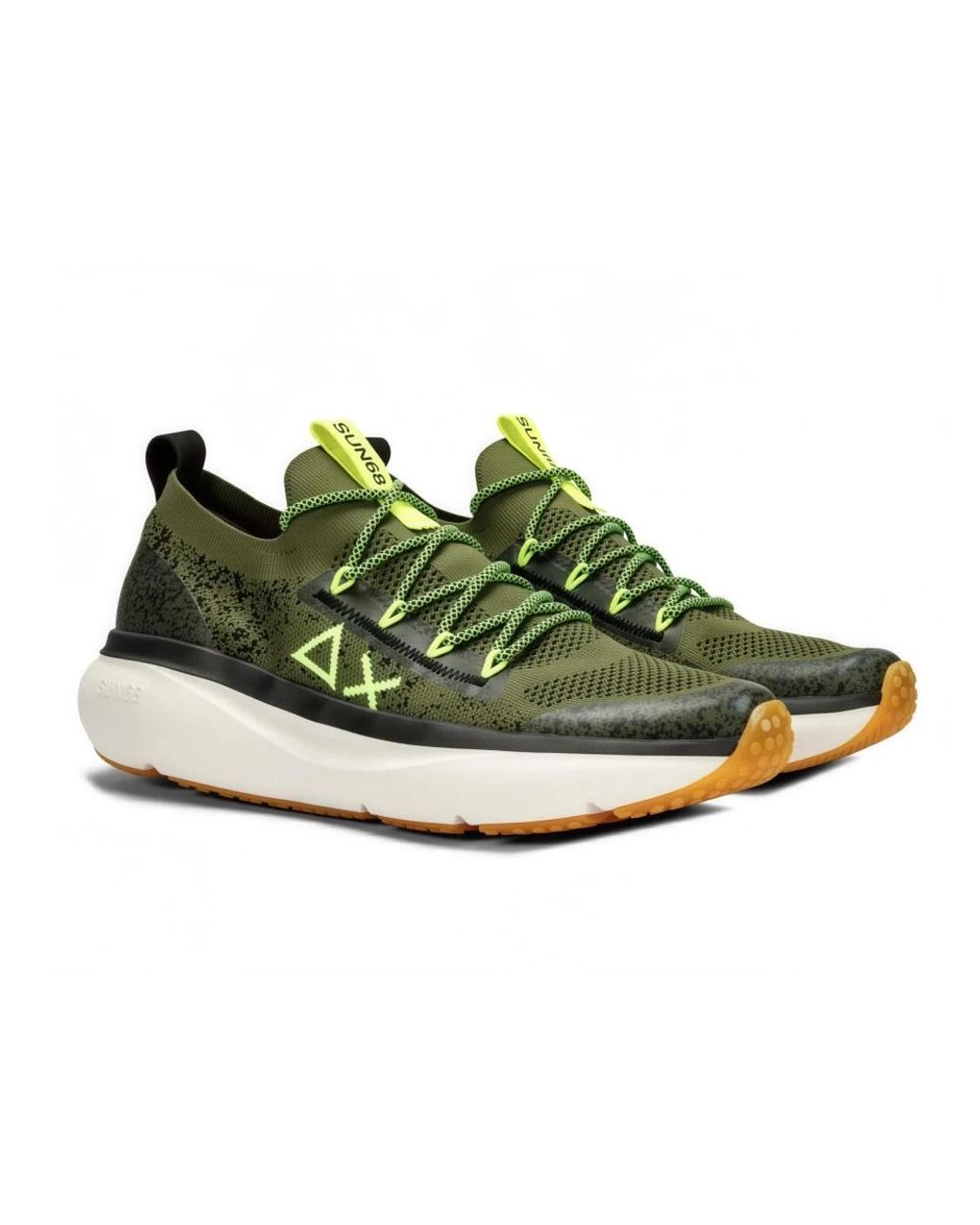 Sun 68 Jupiter Knit Sneaker in Green für Herren