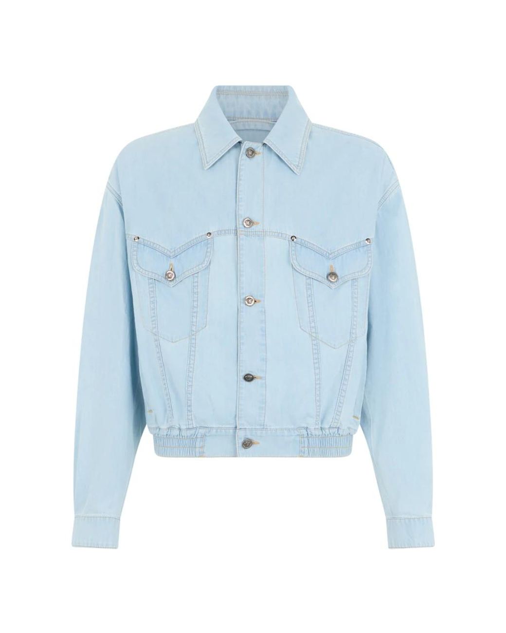 Versace Jassen ,Blauw ,Coats in het Blue voor heren