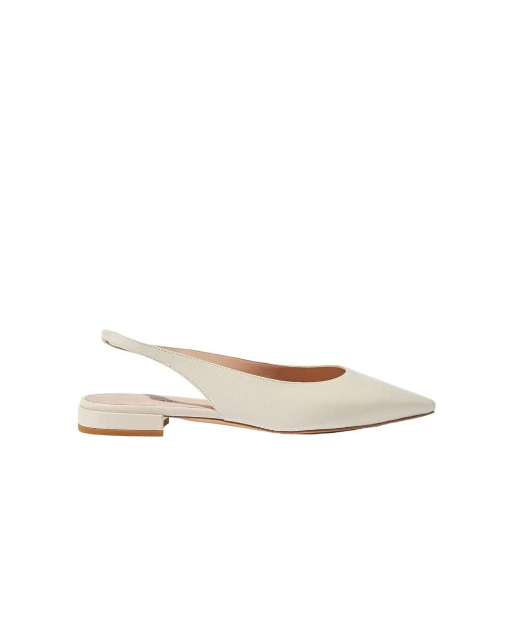 Scarosso White Ballerina Shoes