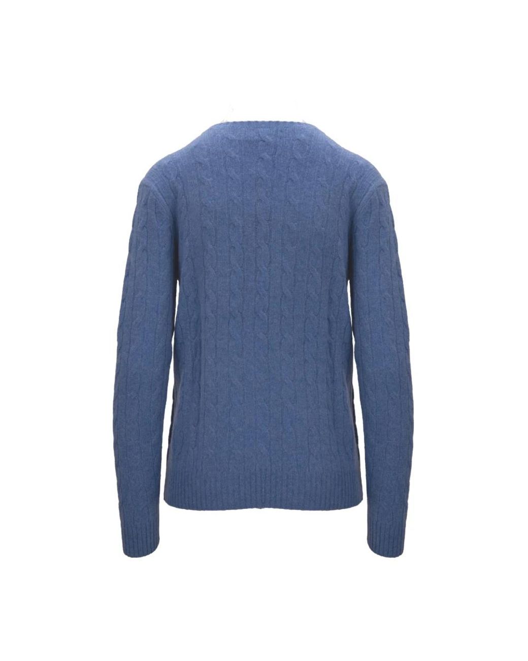 Ralph Lauren Blue Round-Neck Knitwear
