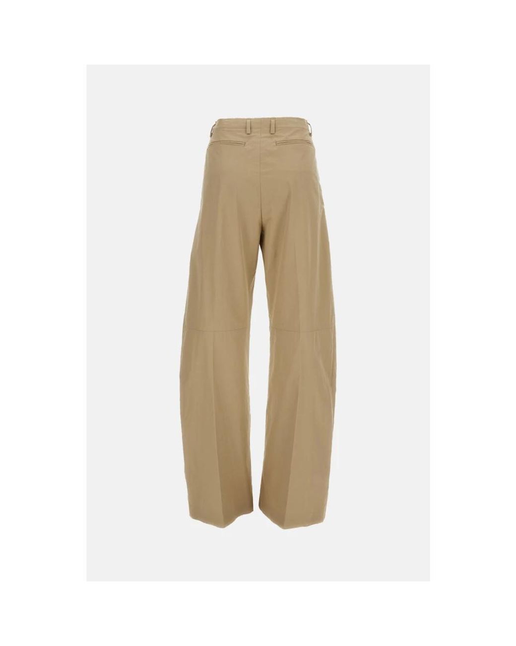 MM6 by Maison Margiela Natural Wide Trousers